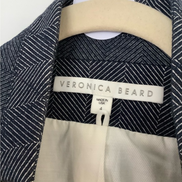 Veronica Beard Anaheim Herringbone Prep School Jacket, Size 4, Fall 2016 - Picture 5 of 7